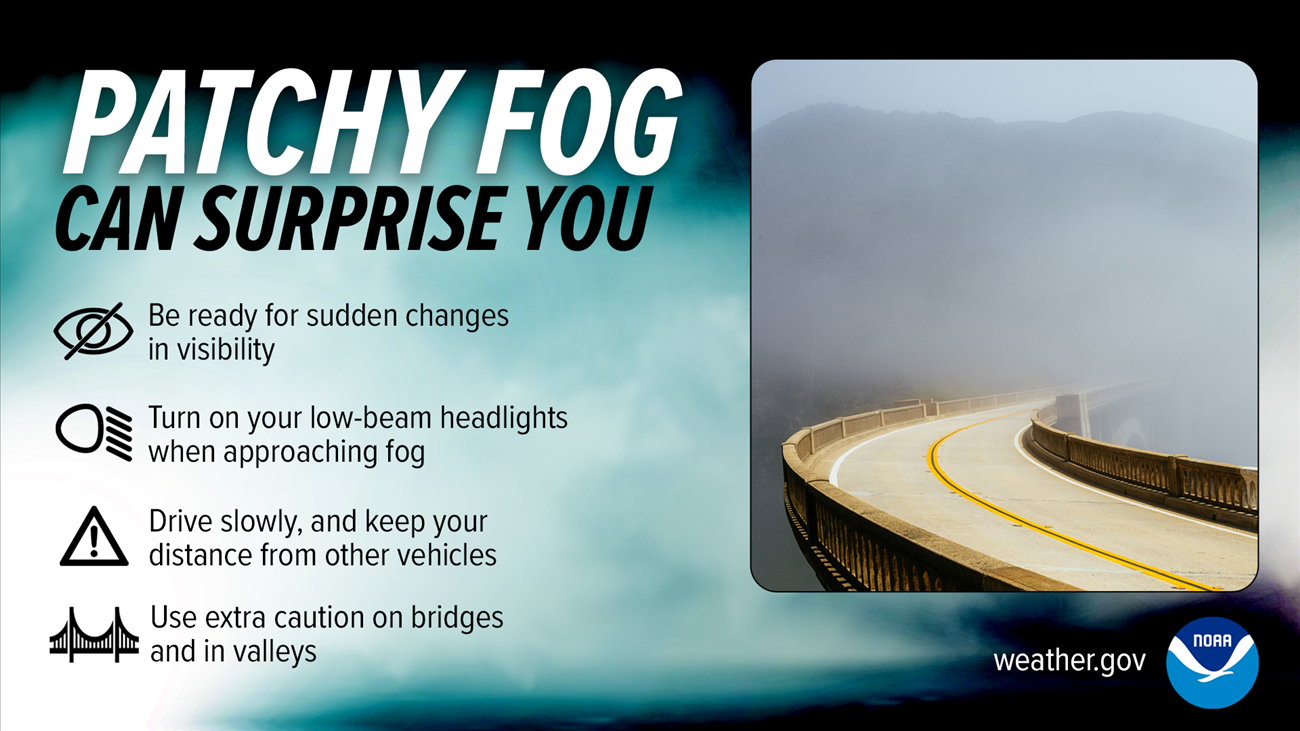 Patchy Fog Can Surprise You